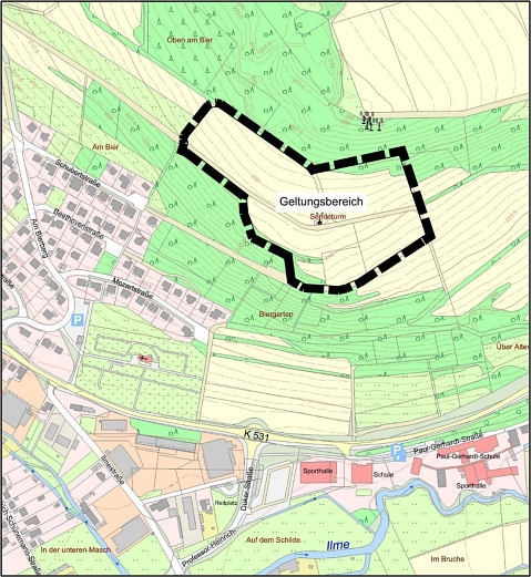 Geltungsbereich&nbsp;&copy;&nbsp;Stadt Dassel