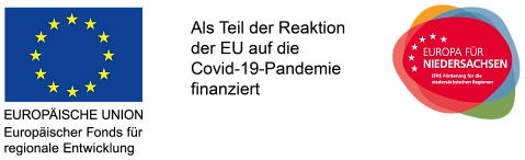 Logo von Europa und Logo von "Europa für Niedersachsen"