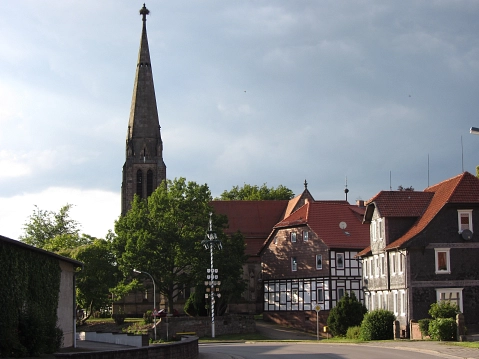 Kirchstraße mit Blick auf St. Martinskirche&nbsp;&copy;&nbsp;Stadt Dassel